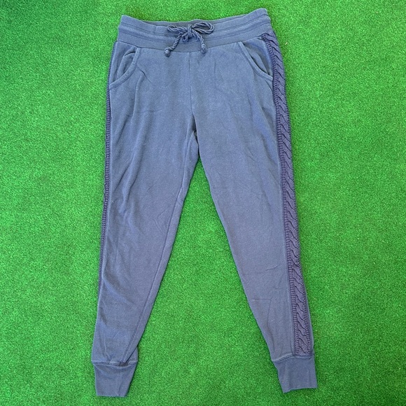 aerie Pants - Aerie Navy Cable Knit Joggers Size Small